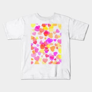 Waterfall of hearts Kids T-Shirt